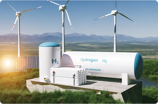 Wiatraki energetyczne i wodór odnawialny