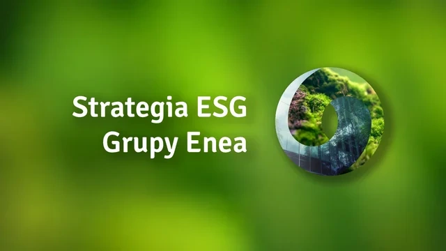 stategia ESG grupy enea zielony banner